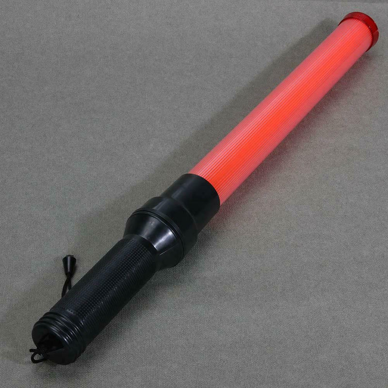Traffic Rescure Signal Road Control Warning Flashing Light LED Baton(Red) A