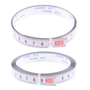 2 x Self Adhesive Measure Tape Miter Saw Track Tape Positive (0-100CM) /0-300CM)