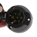 7 Pin European Trailer Socket 12V Towbar Towing Socket Car Plug Connector ZYA3C