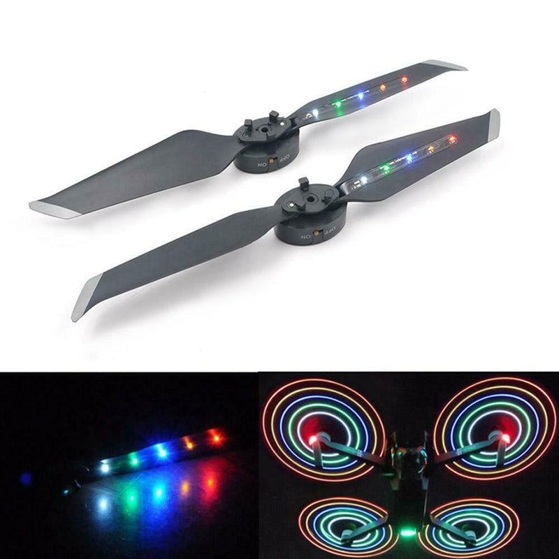 1 Pair Propellers LED Light Accessories Night Fly Kit For DJI Mavic Pro Platinum