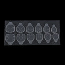 5 Sheets 60 Tips Double Sided False Nail Art Adhesive Tape Glue Stickers