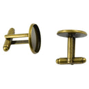 10pcs Round Cuff Link Bronze Blanks DIY