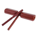 Wood Tone Block with Beater Mallet Hammer Percussion Instrument Set Red