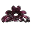 Purple Hair Claw Clamp Clip Acrylic Barrette Hair Accessory Holder