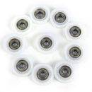 8*30*9mm Nylon Plastic Embedded 608 U Groove Ball Bearing Guide Pulley OZ