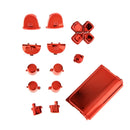 Red Full Button Custom Mod Kit Set For Sony PS4 Controller Game Controller