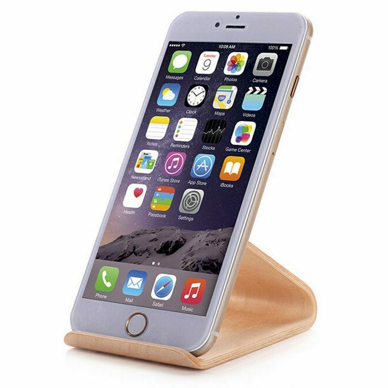 Universal Stand Phone Holder Wood Stand Holder for iPad Wooden Stand for iP X3G4