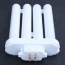 220V 27W 4 Pin Rows 6500K Double-H Quad Tube Compact Fluorescent Lamp Light Q3L5