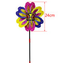 Butterfly Flower Windmill Colourful Wind Spinner Garden Yard Decor Kids ToyME