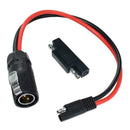 12V 30A SAE to LP-20 Plug Adapter 2 Core Aviation Socket Female LED Display