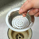 Kitchen Sink Strainer Waste Stopper Drain Basin Filter Stainless Steel Bask Ew