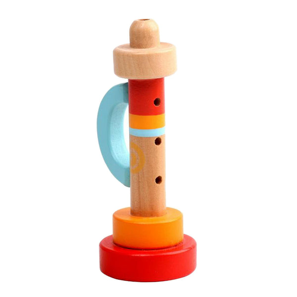 Baby Kids Wooden Horn Music Toys Trumpet Instruments Toys Musical Toys Early
