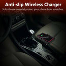 Anti-slip Wireless Charger Mat w/Cable Universal Car Charging Pad Phone Holder