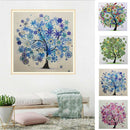 4pcs 5D Diamond Painting Special Shaped Cross Stitch Kit Four Seasons Trees