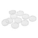 10Pcs 20mm plastic round applied clear cases coin storage capsules holder ME