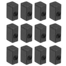 12x Black String Iron Block For Electric Guitar Tremolo Brdige 8x4x5mm