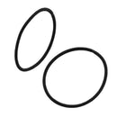 120 Pcs Black Hair Elastic for Thick and Curly No Metal Hair Ties Value Pac