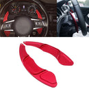 1Pair Red Steering Wheel Shift Paddle Blade Shifter Extension for VW Golf 7