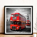 5D Double-Decker Bus Mosaic Home Decor Full Drill Diamond Painting Bead Art A