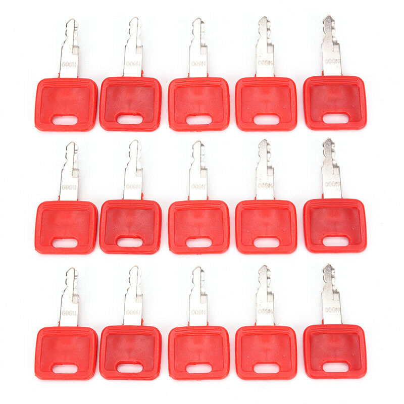 Heavy Equipment Ignition Keys for Hitachi H800 Red Excavator Key Switch Parts  W