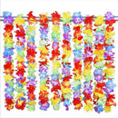10pcs Hawaiian Flower leis Garland Necklace Fancy Dress Party Hawaii BeachEB3C