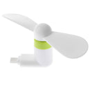 Mini Portable Power Small Micro USB Cooling Fan For Android Cell Phone White