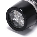 1pc 5 led power beam black front light head light torch lamp for bicycle bike M&