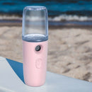 White Usb Portable Nano Mist Sprayer Facial Body Nebulizer Steamer Moisturi