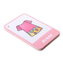 Clothes Flash Cards Set - Educational Picture & Letter Cognition Card Pack