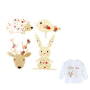 Flower animals Patches Transfer Iron On Parches DIY Washable Clothes Stick ME
