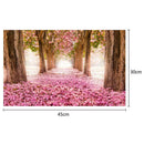 5D DIY Full Drill Diamond Painting Pink Trail Cross Stitch Embroidery Kit
