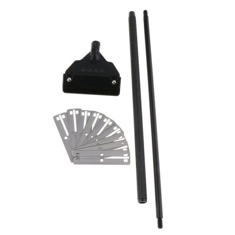 58CM Stainless Steel Fish Tank Aquarium Algae Cleaning Scraper Glass Cleaner