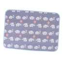 Baby Six-Layer Gauze Padding Mattress Changing Diaper Pad  Blue elephant