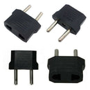 5pcs US USA to EU Euro Europe Power Wall Plug Converter Travel Adapter 3c