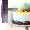 Stainless Steel Dough Bench Scraper Plastic Handle Cake Slicer Pastry Cutter
