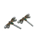 2 PCS Dragonfly Patches,Iron On Patches Or Sew on for Clothing Glitter Sequin