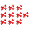 50x Acrylic Triangle Multi Side Dice 4 Side Dices Roleplaying Toys Red
