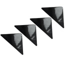 4 pcs/set 15*7.5cm Reusable -shaped Anti-skid Rubber Floor Carpet Mat Rug G B3J3