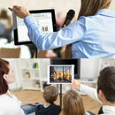 For iPad and Tablet Tripod Stand, Universal Adjustable 360 Rotating Tripod