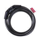 Cycling security 4 digit combination password bike bicycle cable chain lo3c.