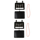 2-pack External Plastic Junction Box Cable Connector 6 Diodes IP65 230-320W