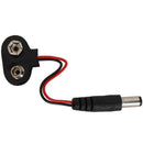 5PCS T type 9V DC Battery Power Cable Barrel Jack Connector for Arduino 3C JC,a