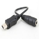 Mini USB Male to 3.5mm Jack Female Audio Cable Cord Adapter for  LJ