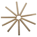 M3 x 50mm Female/Female Thread Brass Hex Standoff Spacer 10pcs H4X6