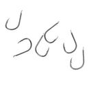 200x Assorted High Carbon Steel Fishing Cricle Hooks Lure Tackle Box 9