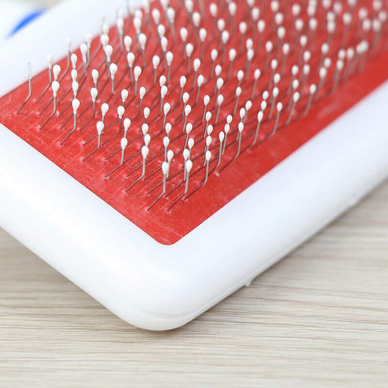 Pet Slicker Brush for Dogs Cats Massage Brush Deshedding Comb Grooming Bru JR