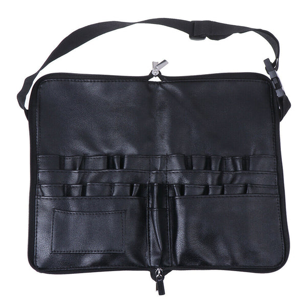 Makeup Brush Holder Case Bag Zipper Artist Strap Cosmetic Brush Makeup Brushes