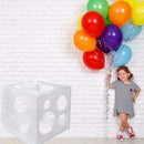 9 Holes Balloon Sizer Box Square Balloon Measurement Wedding Tool Party B0B9