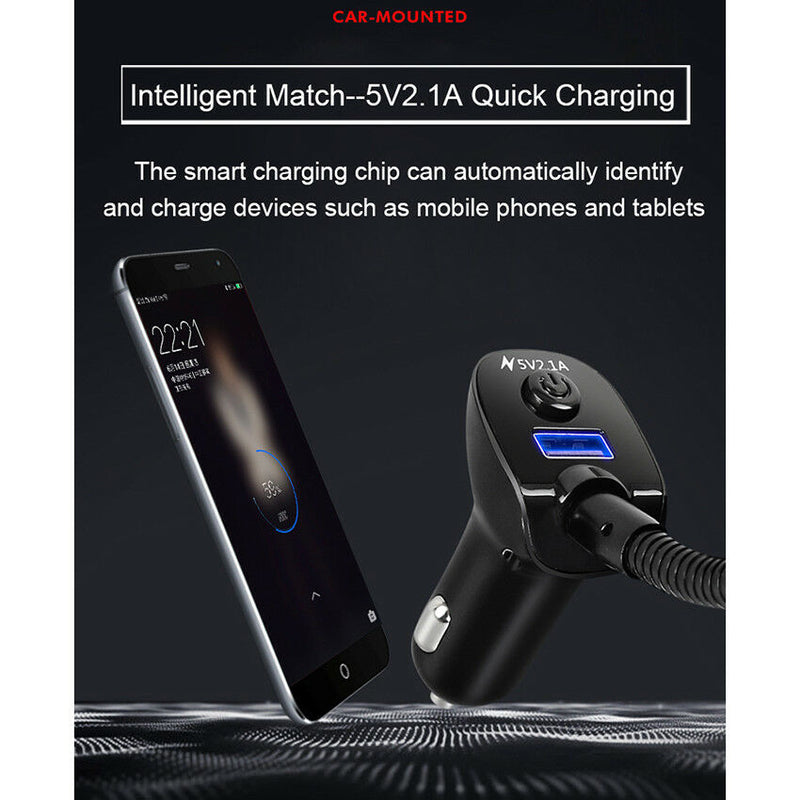 Car Bluetooth Kit Wireless Radio Adapter MP3 Player USB Charger Speakerphone