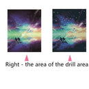 Home Diamond Painting Colorful Polar Lights Landscape Full Drill for Adults